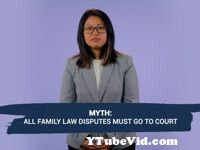 FACT OR MYTH? All family law disputes must go to Court. from family court fees australia Video Screenshot Preview