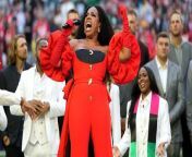 The Emmy-winning actress-singer made the comments to The Hollywood Reporter on Sunday following her performance of “Lift Every Voice and Sing” at the Super Bowl.