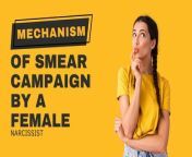 The Mechanism of Smear Campaign by A Female Narcissist &#60;br/&#62;Narcissism is a personality disorder characterized by a sense of entitlement, grandiosity, and a need for admiration, as well as a lack of empathy for others.People with narcissism often use smear campaigns as a way to protect their fragile sense of self-worth, maintain their power and control, and win at all costs. &#60;br/&#62;&#60;br/&#62;What is a Female Narcissist? &#60;br/&#62;A female narcissist is particularly adept at using smear campaigns to get their way. The act of spreading false or misleading information about someone in order to damage their reputation is known as a smear campaign. &#60;br/&#62;&#60;br/&#62;It’s a form of psychological warfare used to discredit and discredit someone’s character and public image. Smear campaigns are especially effective when used by female narcissists because they can rely on the social construct of gender roles to their advantage.&#60;br/&#62;&#60;br/&#62;Let&#39;s see 5 main characteristics of smear campaigns by a female narcissist.1. When a female narcissist launches a smear campaign, it’s often done in retaliation for a perceived slight or wrong. It could be in response to an ex-spouse attempting to correct old patterns. &#60;br/&#62;&#60;br/&#62;2. The goal of the smear campaign is to undermine the victim’s credibility and reputation, and to discredit any truth they are trying to establish. To achieve this goal, the female narcissist may spread lies about the victim to family members, friends, employers, and even strangers. &#60;br/&#62;&#60;br/&#62;3. She may falsely accuse the victim of stealing from her, being violent or abusing her children. &#60;br/&#62;&#60;br/&#62;4. The female narcissist may also use their public persona as part of their smear campaign. They are highly attuned to what other people think of them and will go to great lengths to maintain a perfect image. &#60;br/&#62;&#60;br/&#62;5. They may use their social standing to manipulate and lie in order to make sure their &#92;
