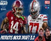 Ep. #609: Patriots Beat Podcast&#60;br/&#62;&#60;br/&#62;&#60;br/&#62;98.5 The Sports Hub’s Alex Barth and CLNS Media’s Mike Kadlick dive into their third Patriots Mock Draft of the offseason ad their roster takes shape post-free agency.&#60;br/&#62;&#60;br/&#62;&#60;br/&#62;&#60;br/&#62;This episode of the Patriots Beat Podcast is brought to you by FanDuel, the exclusive wagering partner of the CLNS Media Network. New customers in Mass can get in on the action with &#36;200 in Bonus Bets – guaranteed! - when you place your first &#36;5 bet. Just sign up at https://FanDuel.com/BOSTON!&#60;br/&#62;&#60;br/&#62;&#60;br/&#62;21+ and present in MA. First online real money wager only. &#36;10 first deposit required. Bonus issued as nonwithdrawable Bonus Bets that expires in 14 days. Restrictions apply. See terms at sportsbook.fanduel.com. Gambling Problem? Hope is here. Gamblinghelplinema.org or call (800)-327-5050 for 24/7 support.&#60;br/&#62;&#60;br/&#62;&#60;br/&#62;Also Rocket Money! Take full control of your subscriptions with Rocket Money. Go to https://rocketmoney.com/PATSBEAT and cancel your unnecessary subscriptions right now!&#60;br/&#62;&#60;br/&#62;&#60;br/&#62;You can watch the LIVE podcast here every Tuesday and Thursday: www.youtube.com/c/PatriotsPressPass&#60;br/&#62;&#60;br/&#62;&#60;br/&#62;You can also listen and Subscribe to the Patriots Beat Podcast on iTunes, Spotify, Stitcher, &amp; clnsmedia.com! Every Tuesday and Thursday, Patriots Insider and 98.5 The Sports Hub writer Alex Barth and CLNS Media&#39;s Mike Kadlick host the Patriots Beat Podcast!